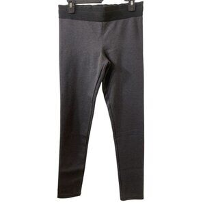 BCBG Heather charcoal gray leggings  Size M